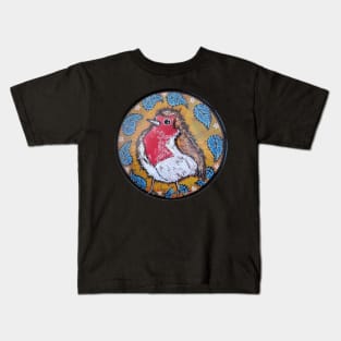 Red Rocking Robin Bird by LowEndgraphics Kids T-Shirt